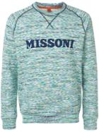 Missoni Logo Print Sweater - Blue