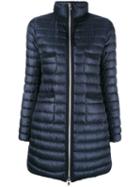 Moncler Bogue Padded Coat, Women's, Size: 3, Blue, Polyamide/feather Down