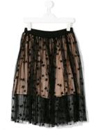 Stella Mccartney Kids Star Embroidered Skirt - Black