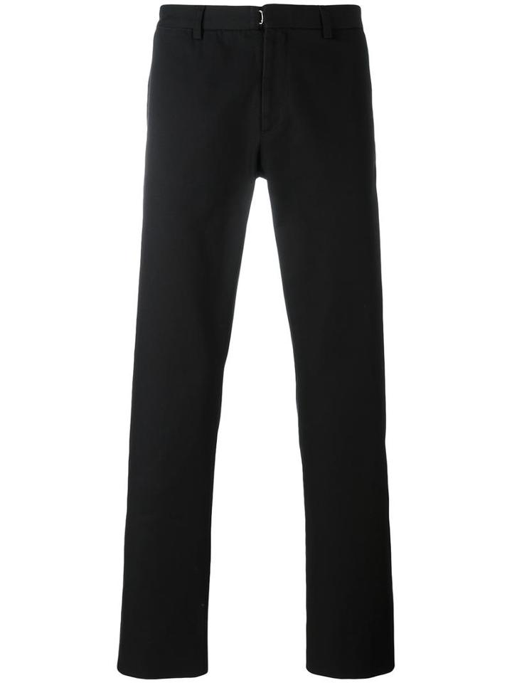Maison Margiela Straight Trousers, Men's, Size: 46, Black, Cotton