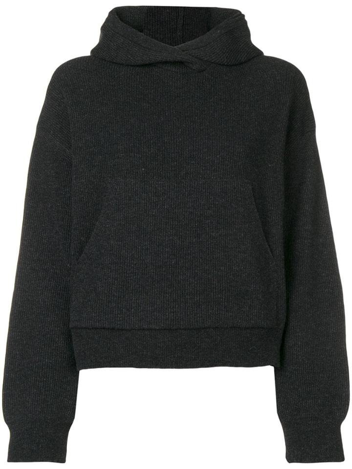 Nanushka Knitted Hoodie - Grey