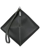 Yohji Yamamoto Diamond Pouch Bag - Black