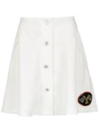 Andrea Bogosian Embroidered Skirt - White