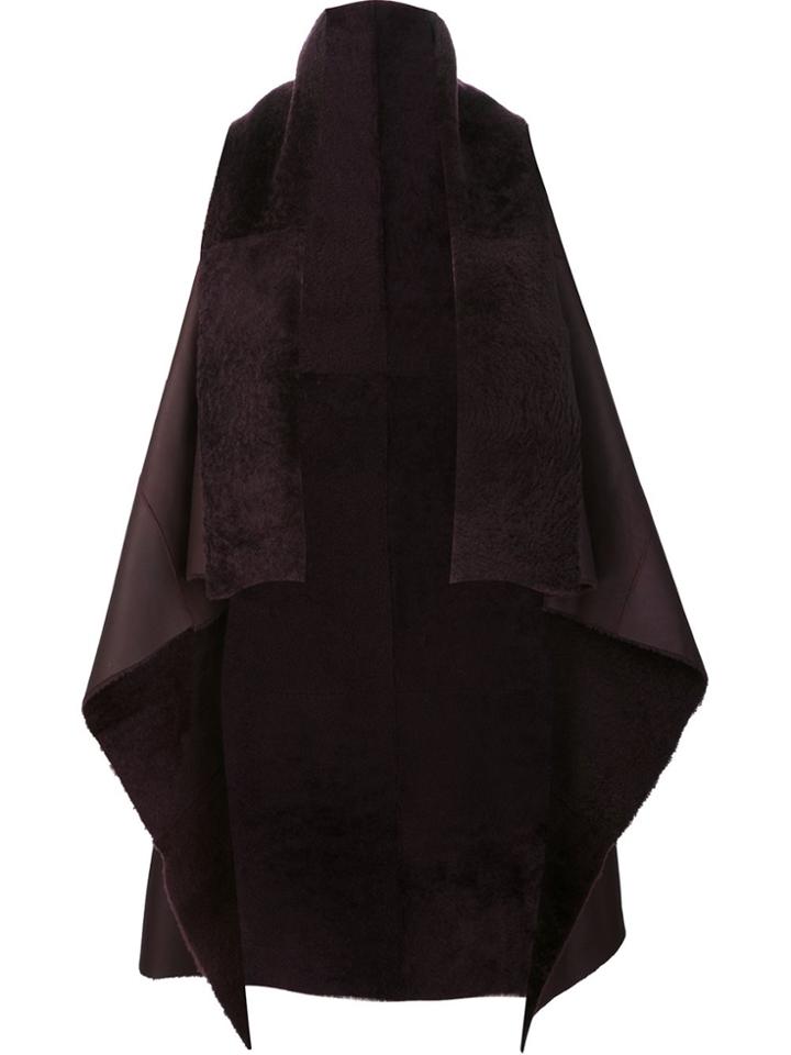 Giorgio Brato Sleeveless Cape - Black