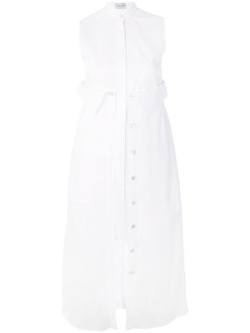 Balossa White Shirt Deconstructed Layered Shirt