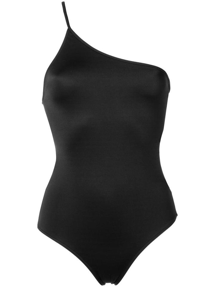 Adriana Degreas Panelled Swimsuit, Women's, Size: Medium, Black, Polyamide/spandex/elastane