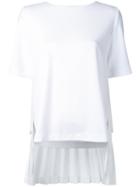 Clane - Oversized Short Sleeve T-shirt - Women - Polyester/polyurethane/rayon - 2, White, Polyester/polyurethane/rayon