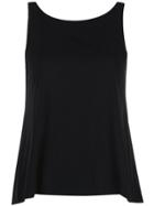 Peter Cohen Flared Tank Top - Black