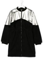 Andorine Teen Zipped Bomber Dress - Black