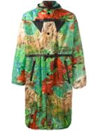 Prada Printed Parka, Men's, Size: Xs, Polyamide