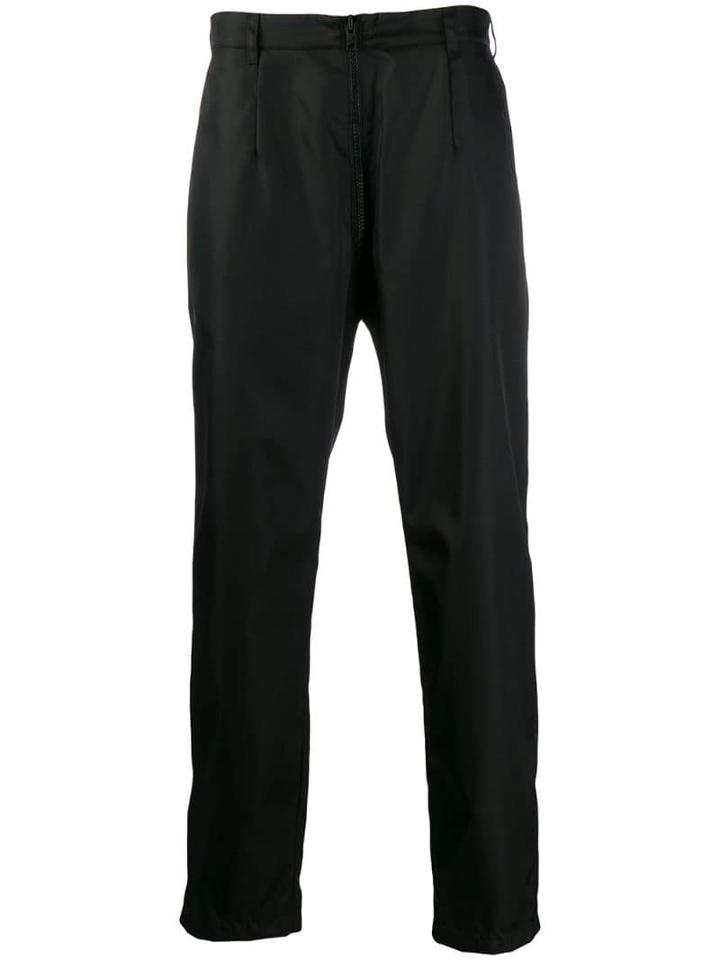 Prada Gabardine Nylon Trousers - Black