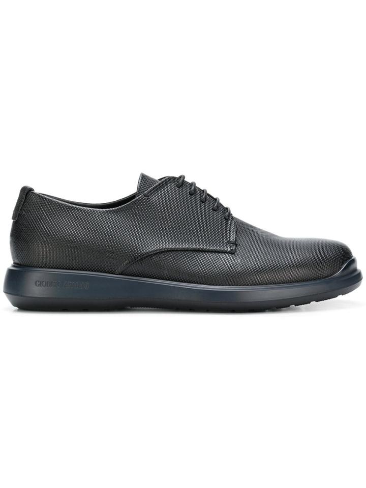 Giorgio Armani Chunky Sole Brogues - Black