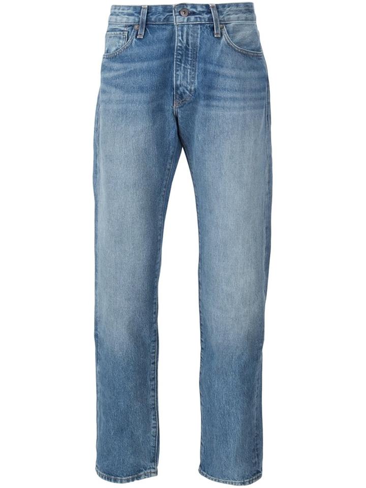 Levi's: Made & Crafted Straight Leg Jeans, Men's, Size: 38/34, Blue, Cotton