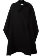 Chloé Oversized Cape, Women's, Size: 34, Black, Cotton/polyamide/virgin Wool
