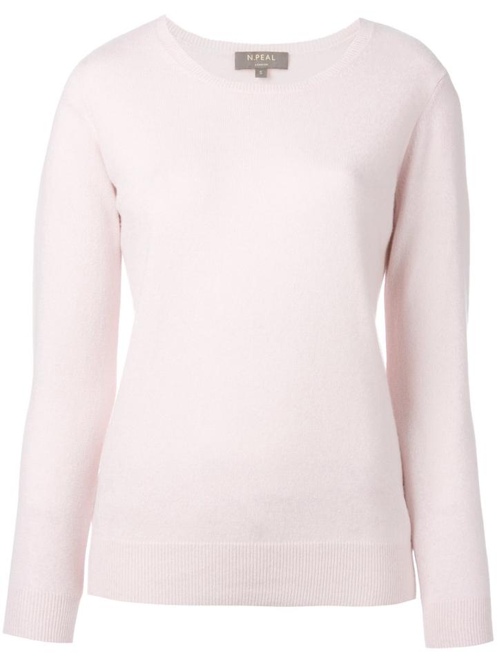 N.peal Fine-knit Sweater, Women's, Size: Small, Pink/purple, Cashmere
