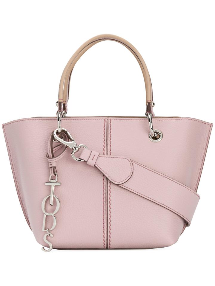 Tod's Joy Small Tote - Pink & Purple