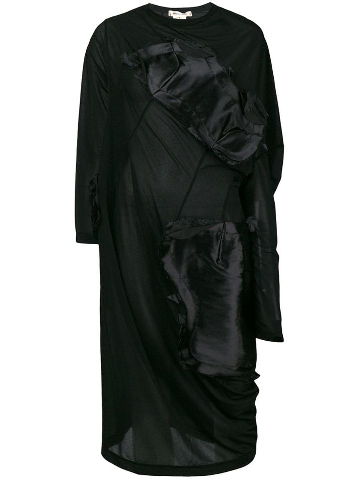 Comme Des Garçons Patch Dress - Black