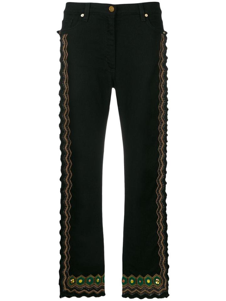 Etro Embellished High-waisted Jeans - Black