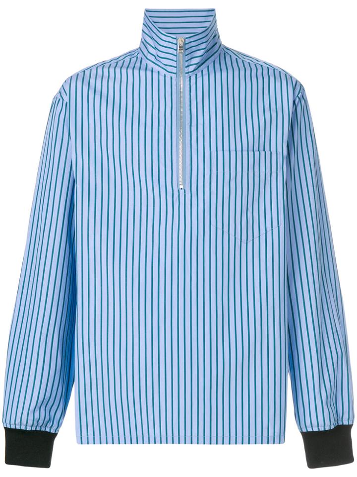 Marni Zip Placket Shirt - Blue