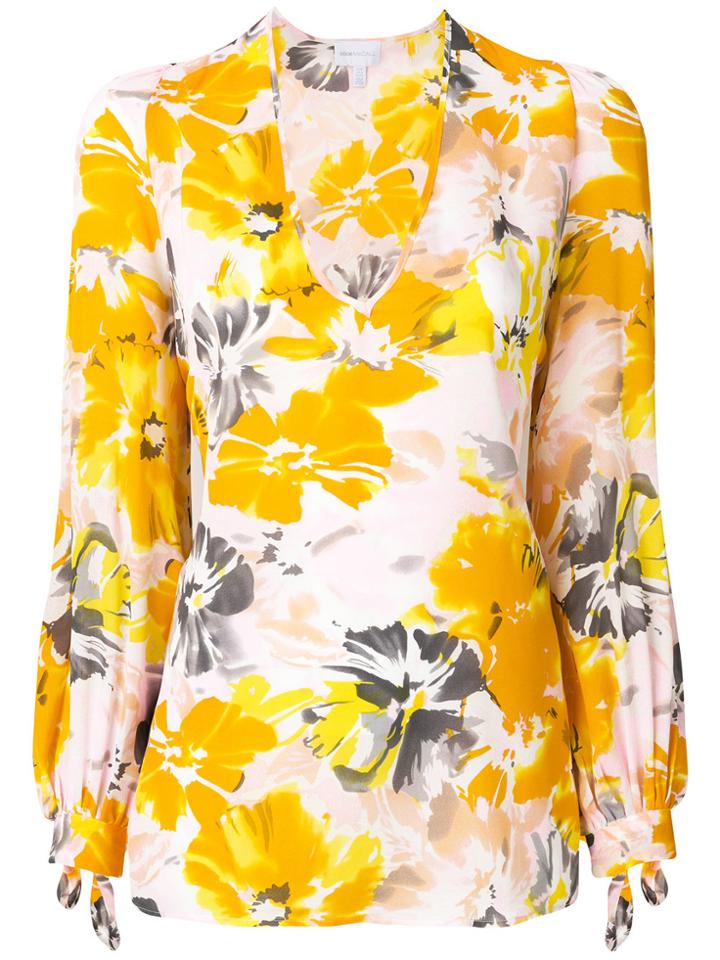 Alice Mccall Floral Print Blouse - Yellow & Orange