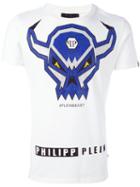 Philipp Plein 'lil Monster' T-shirt, Men's, Size: Large, White, Cotton