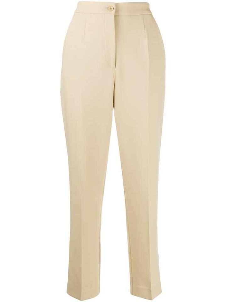 Etro Side Stripe Straight Trousers - Neutrals