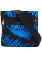 Michael Michael Kors Palm Print Shoulder Bag - Blue