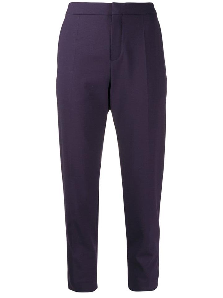 Chloé Straight-leg Trousers - Blue