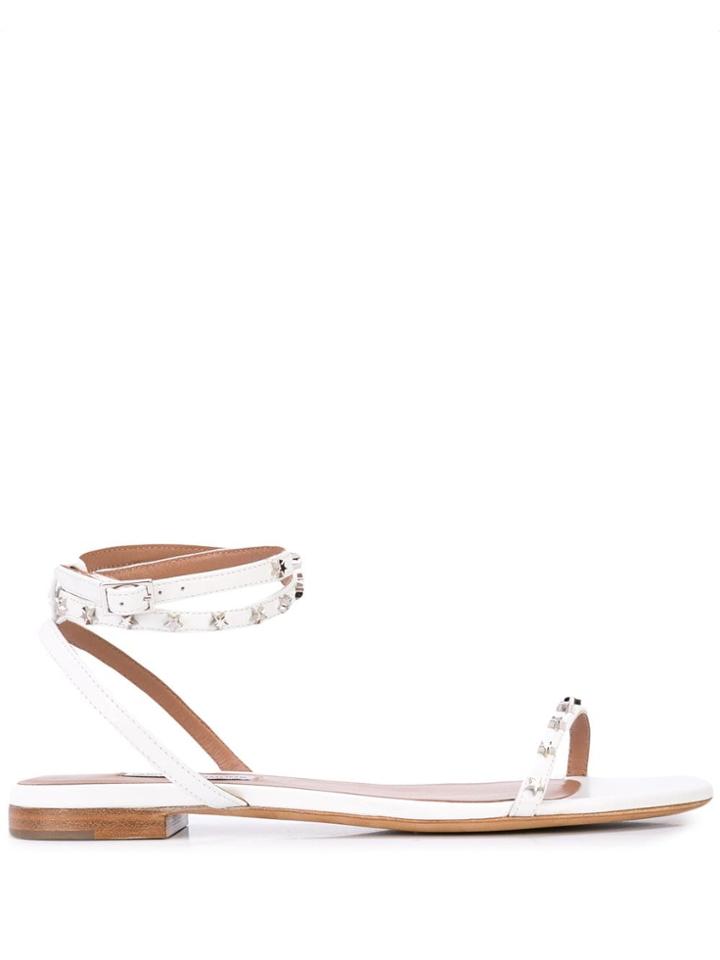 Tabitha Simmons Phoenix Stud-embellished Sandals - White