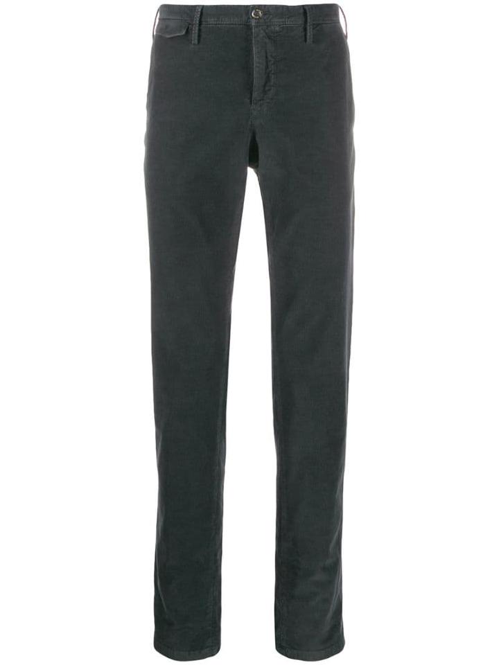 Pt01 Turned-up Hem Trousers - Green