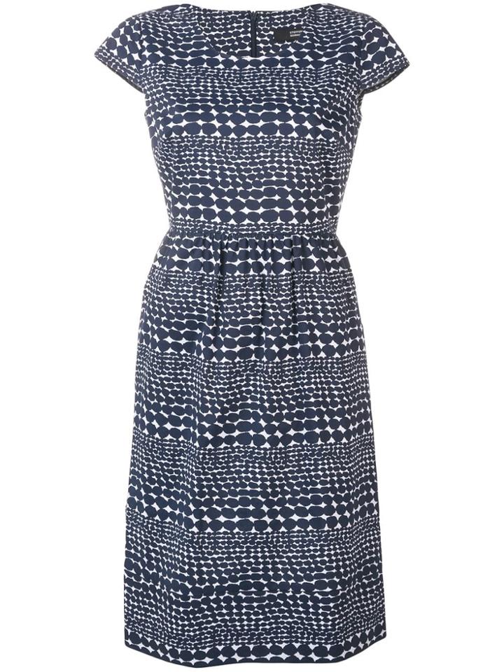 Steffen Schraut Varying Sized Dots Printed Dress - Black