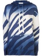 Prabal Gurung Gradient Knit Hoodie - Blue