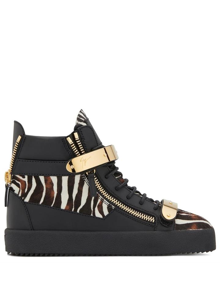 Giuseppe Zanotti Coby Exotic Sneakers - Black