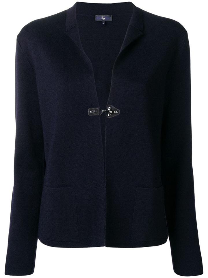 Fay Lobster Fastening Cardigan - Blue