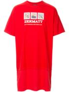 Comme Des Garçons Vintage Zermatt Logo T-shirt - Red