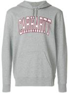 Carhartt Logo Print Division Hoodie - Grey