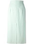 Céline Vintage Mid-length Skirt, Women's, Size: 38, Green