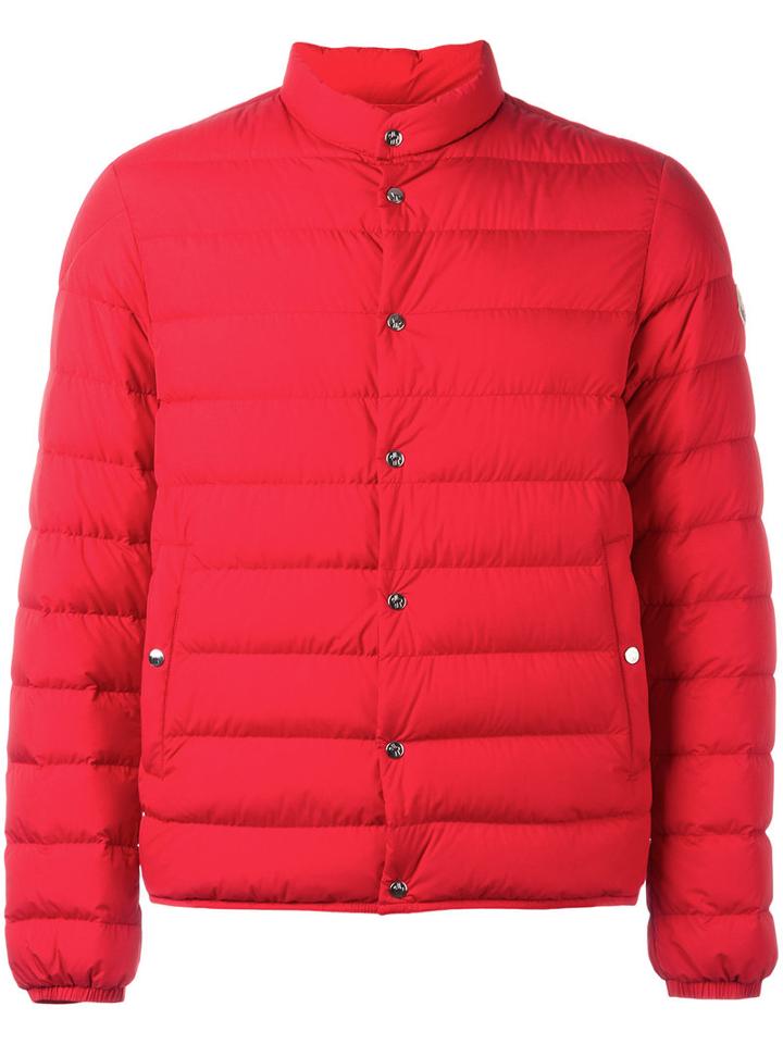 Moncler - Quilted Down Jacket - Men - Polyamide/feather Down - 3, Red, Polyamide/feather Down