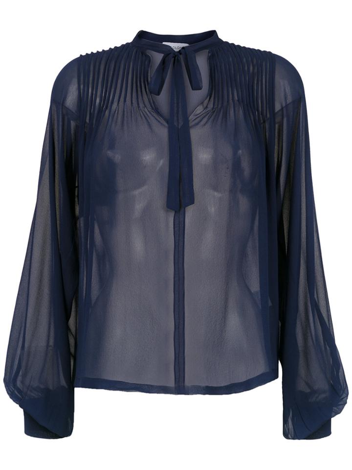 Isolda Silk Bendita Blouse - Blue