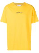 C2h4 Patch Detail T-shirt - Yellow & Orange