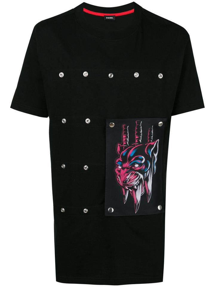 Diesel T-kap T-shirt - Black