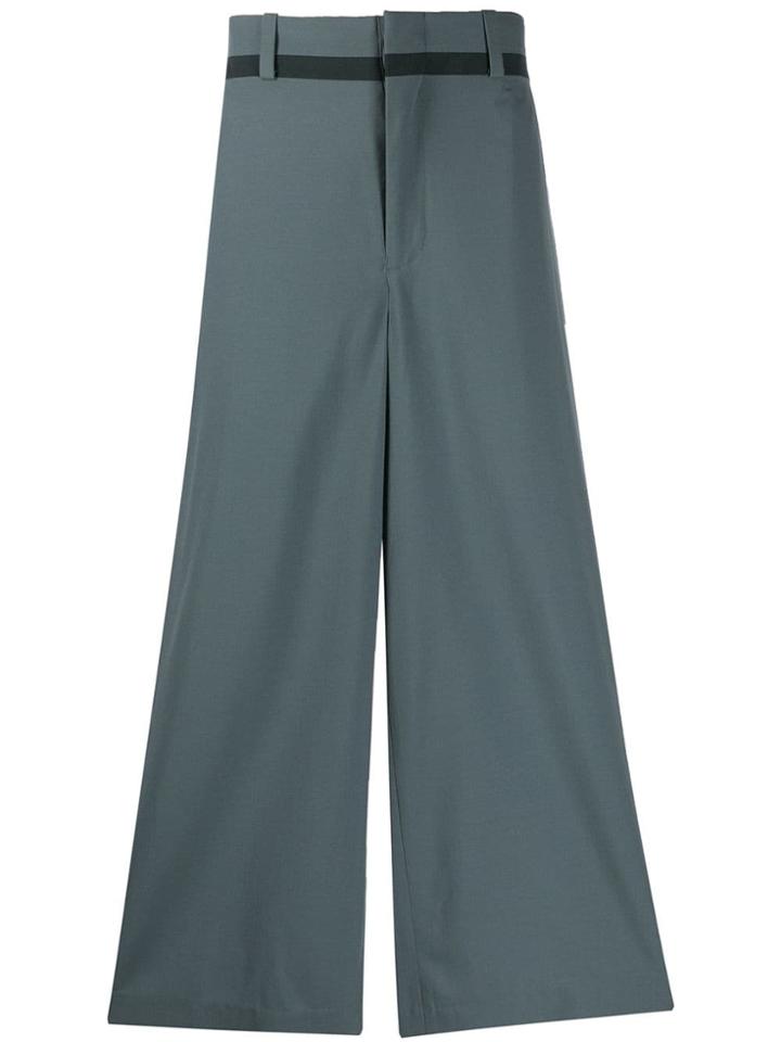 Ethosens Wide-leg Trousers - Blue