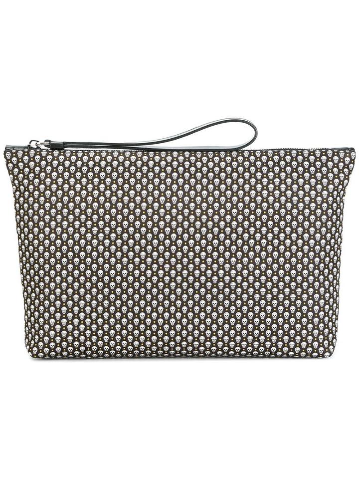 Alexander Mcqueen Micro Skull Pouch, Men's, Black, Polyamide