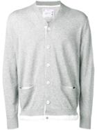 Sacai Slim-fit Cardi-sweater - Grey
