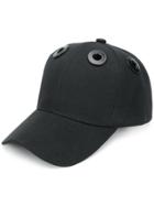 H Rv Rk Eyelets Baseball Cap - Black