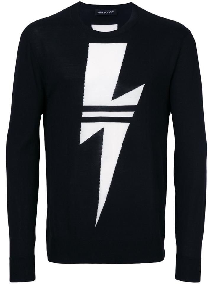 Neil Barrett Sport Bolt Jumper - Black