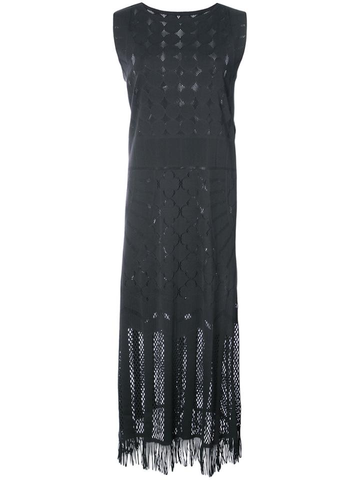 Pleats Please By Issey Miyake A-poc Lace Dress - Black