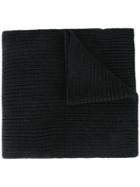 Dolce & Gabbana - Ribbed Knit Scarf - Men - Virgin Wool - One Size, Black, Virgin Wool