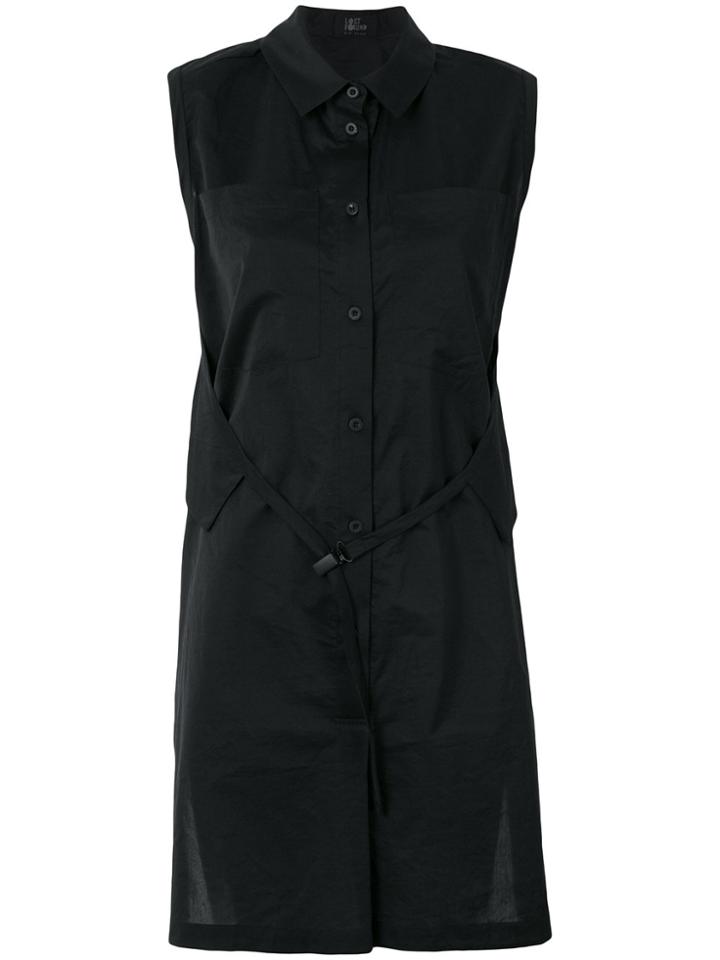 Lost & Found Ria Dunn Sleeveless Long Shirt - Black