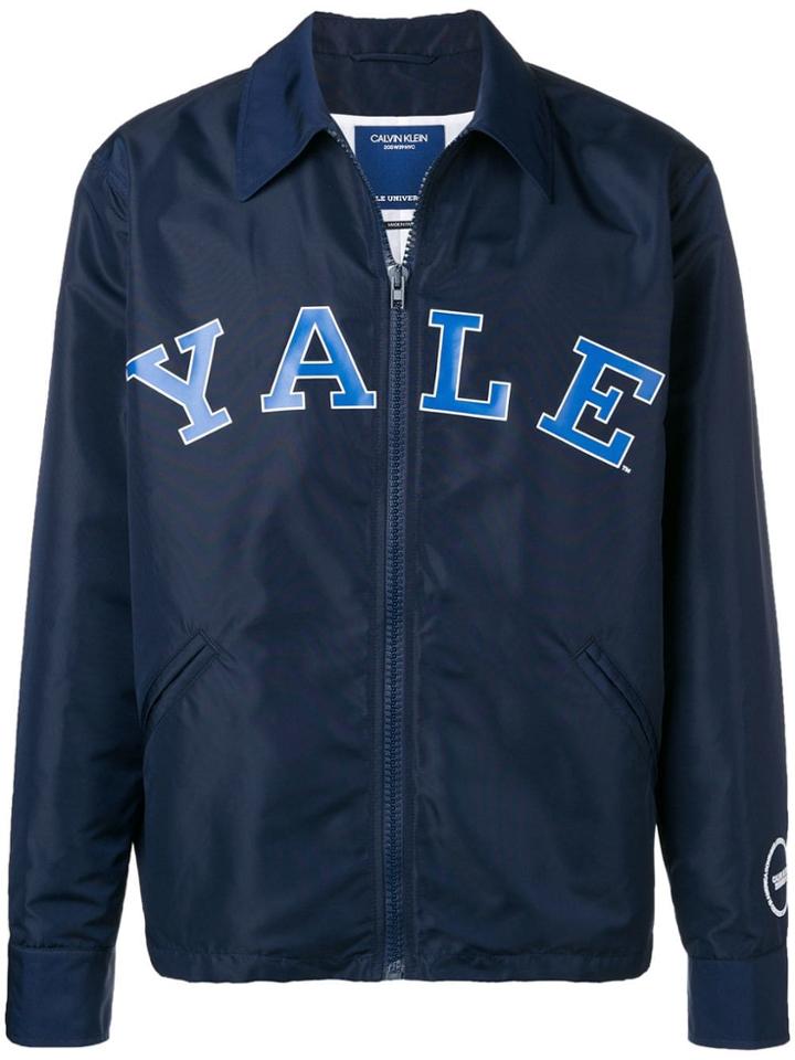 Calvin Klein 205w39nyc Yale Logo Windbreaker - Blue
